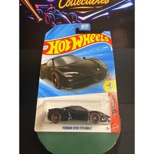 Hot Wheels Ferrari SF90 Stradale Black 2026 Mainline 41/250 Diecast Car JJK89